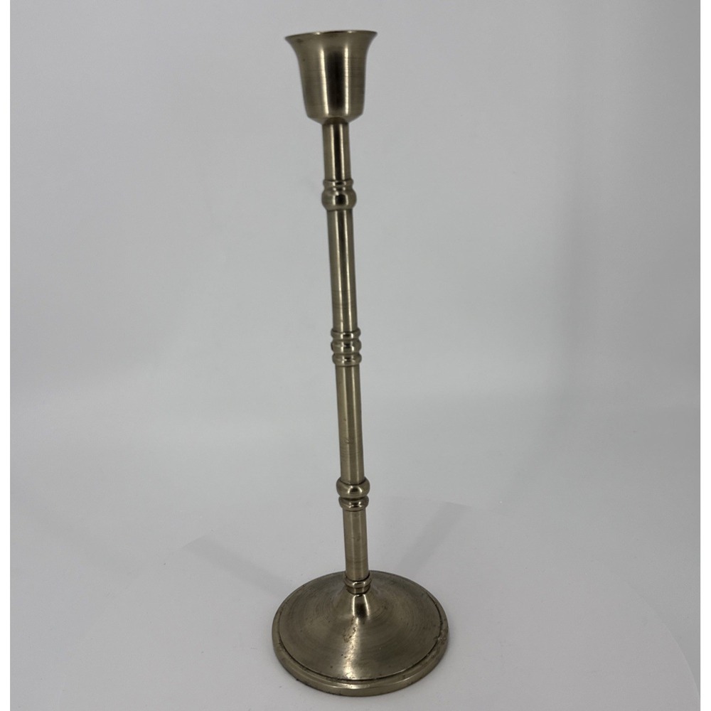 11" Tall Taper Candlestick Holder 10.5 Oz  Antique Finish‎